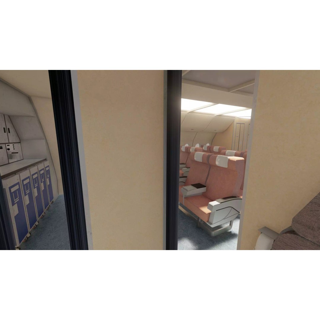 1970s Boeing 747-100 3D Model – Detailed Aircraft Interior & Exterior - View 16