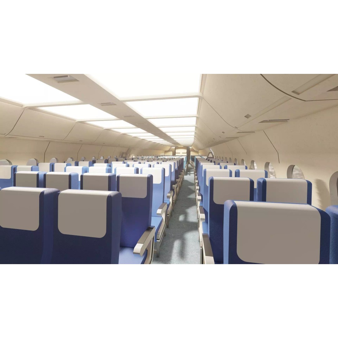 1970s Boeing 747-100 3D Model – Detailed Aircraft Interior & Exterior - View 21