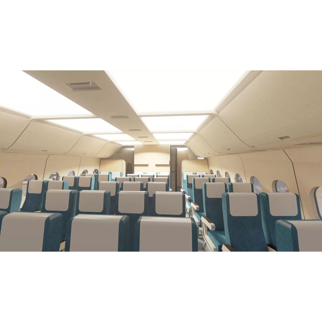 1970s Boeing 747-100 3D Model – Detailed Aircraft Interior & Exterior - View 22