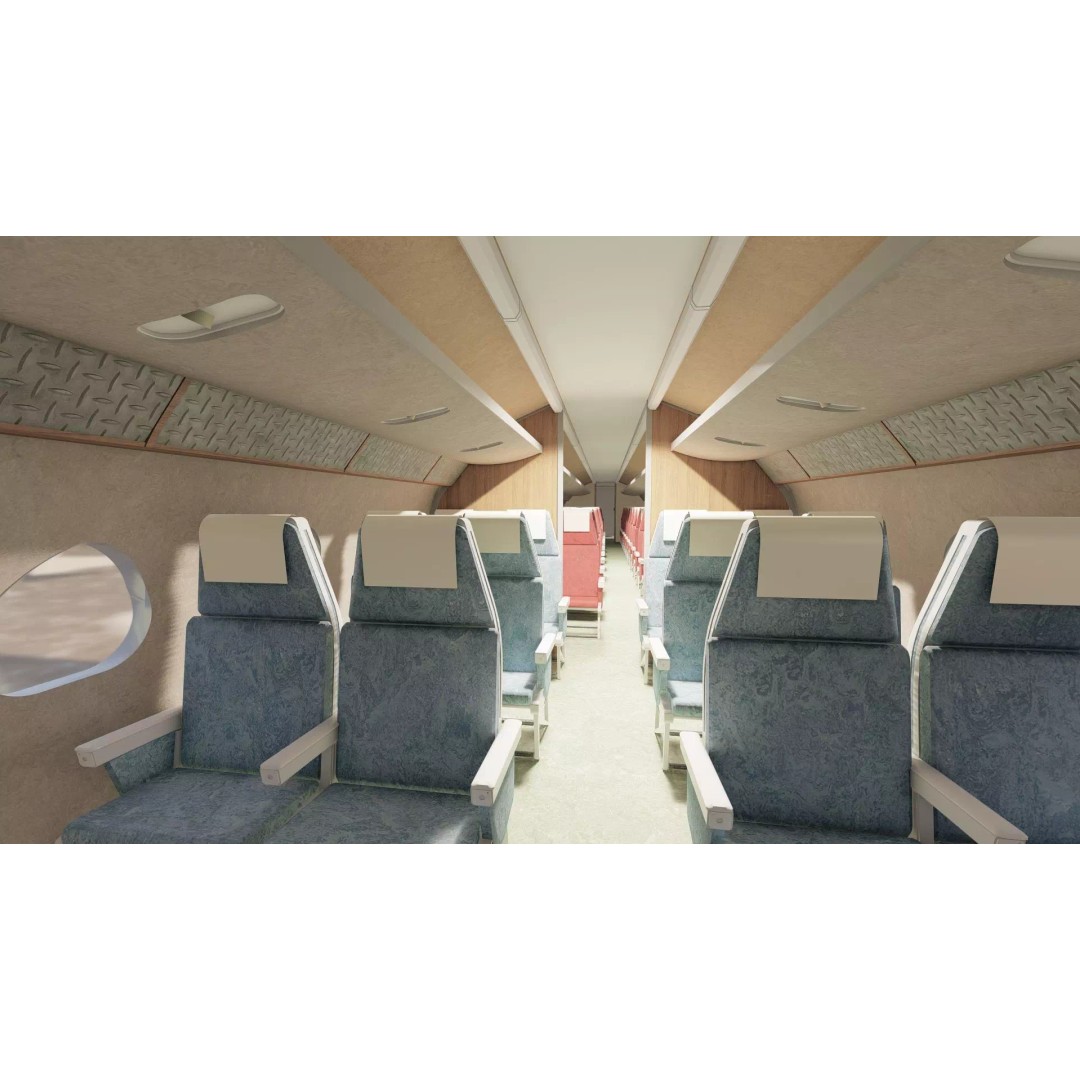 1970s Boeing 747-100 3D Model – Detailed Aircraft Interior & Exterior - View 28