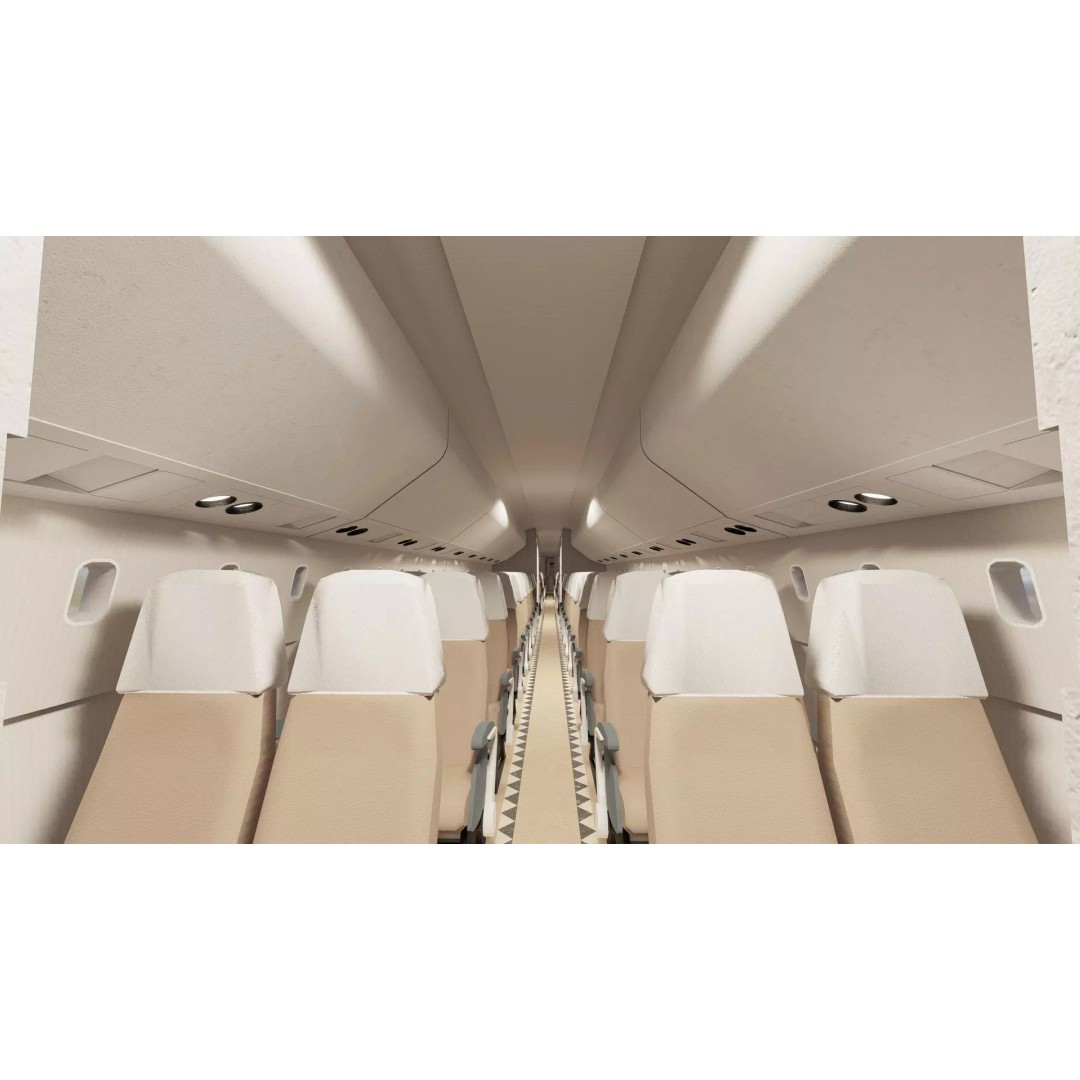 1970s Boeing 747-100 3D Model – Detailed Aircraft Interior & Exterior - View 35