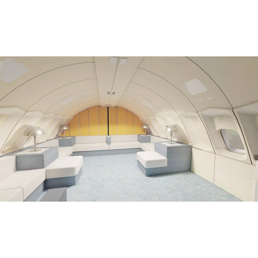 1970s Boeing 747-100 3D Model – Detailed Aircraft Interior & Exterior - View 43