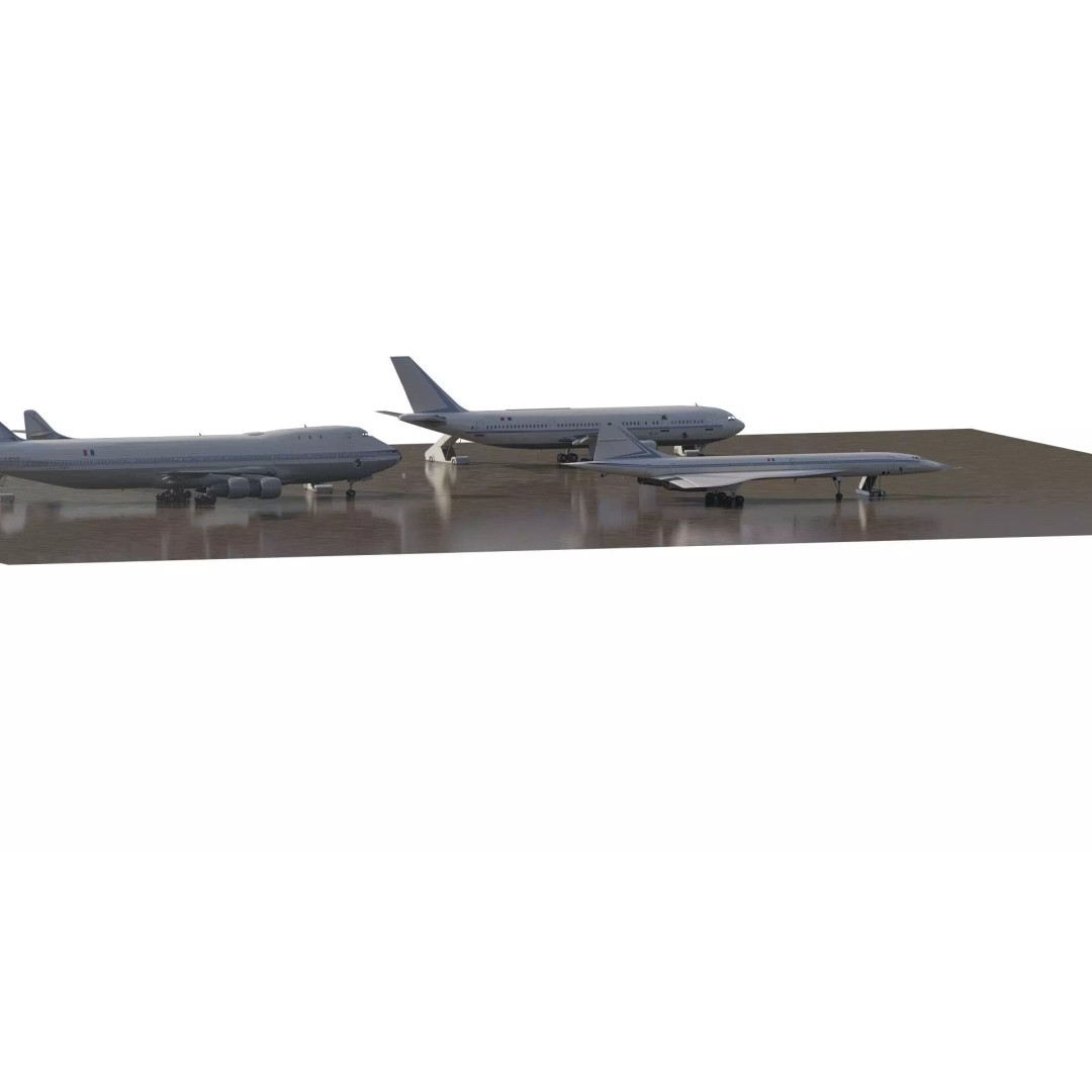 1970s Boeing 747-100 3D Model – Detailed Aircraft Interior & Exterior - View 5