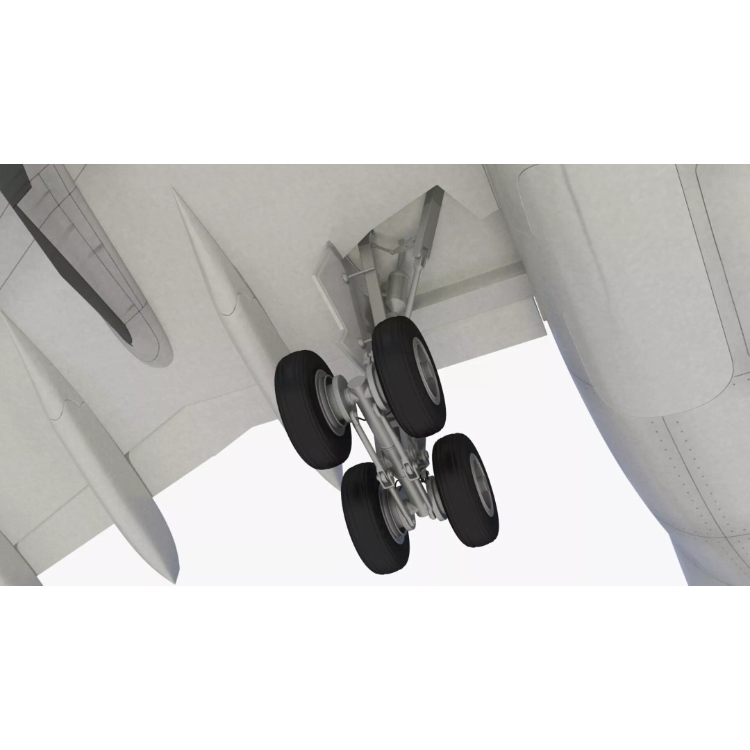 Airbus A330-300 3D Model – Commercial Airliner PBR Asset, FBX - View 15