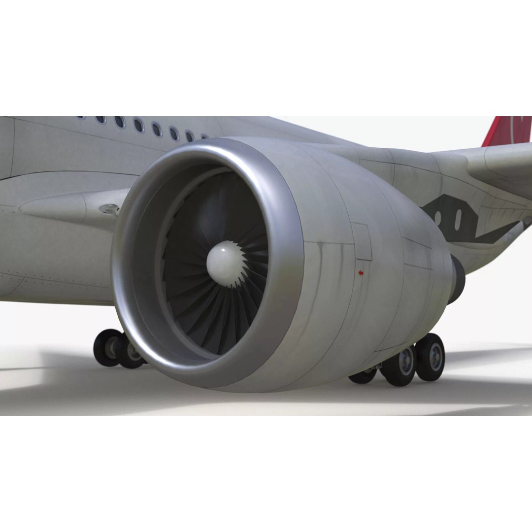 Airbus A330-300 3D Model – Commercial Airliner PBR Asset, FBX - View 16