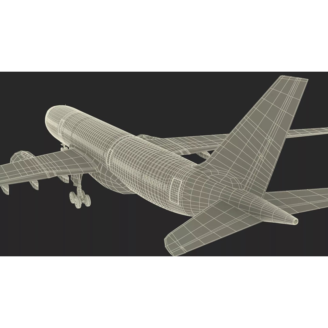 Airbus A330-300 3D Model – Commercial Airliner PBR Asset, FBX - View 31