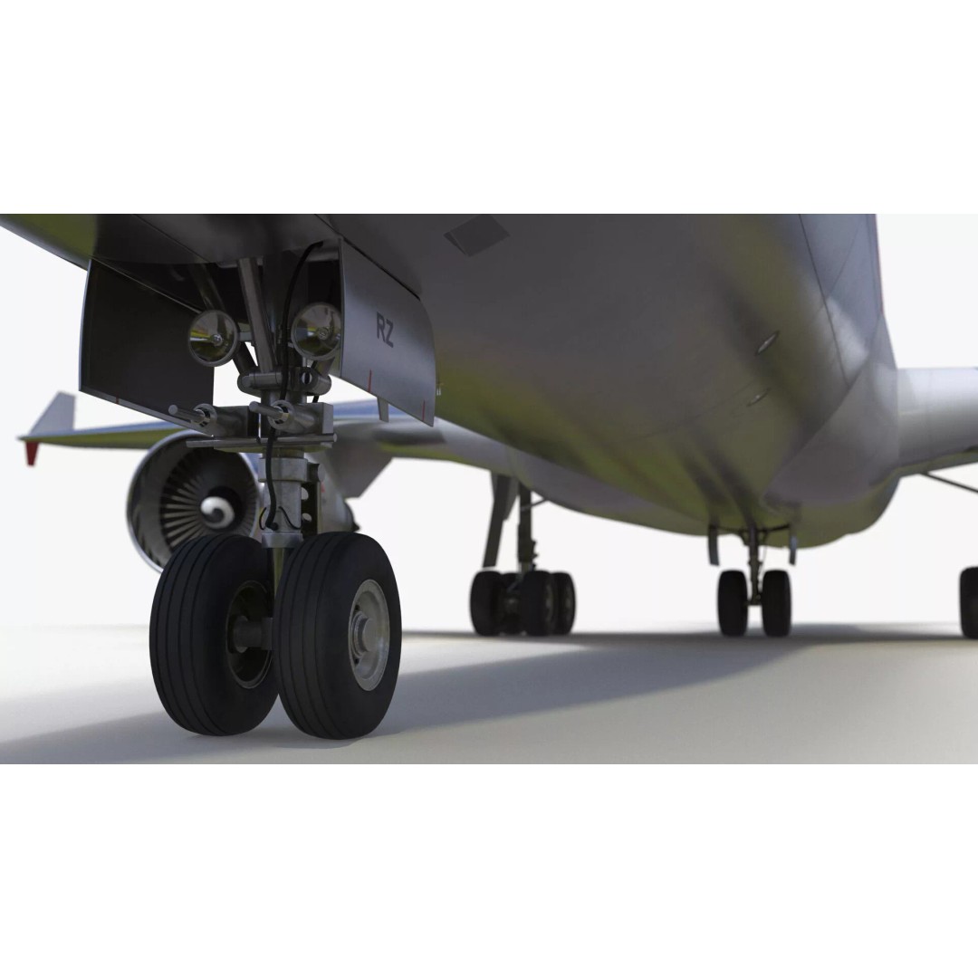 McDonnell Douglas MD-11 3D Model – Rigged Aircraft for Cinema 4D - View 21