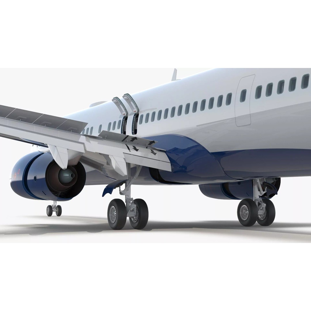 Boeing 737-900 3D Model – Rigged Cabin Design for Cinema 4D - View 17