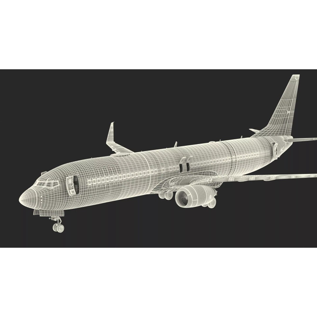 Boeing 737-900 3D Model – Rigged Cabin Design for Cinema 4D - View 38