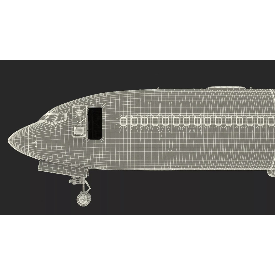Boeing 737-900 3D Model – Rigged Cabin Design for Cinema 4D - View 43