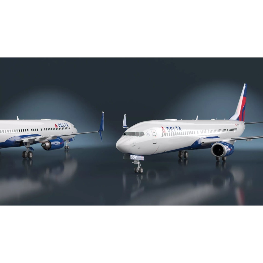 Boeing 737-900 3D Model – Rigged Cabin Design for Cinema 4D - View 7