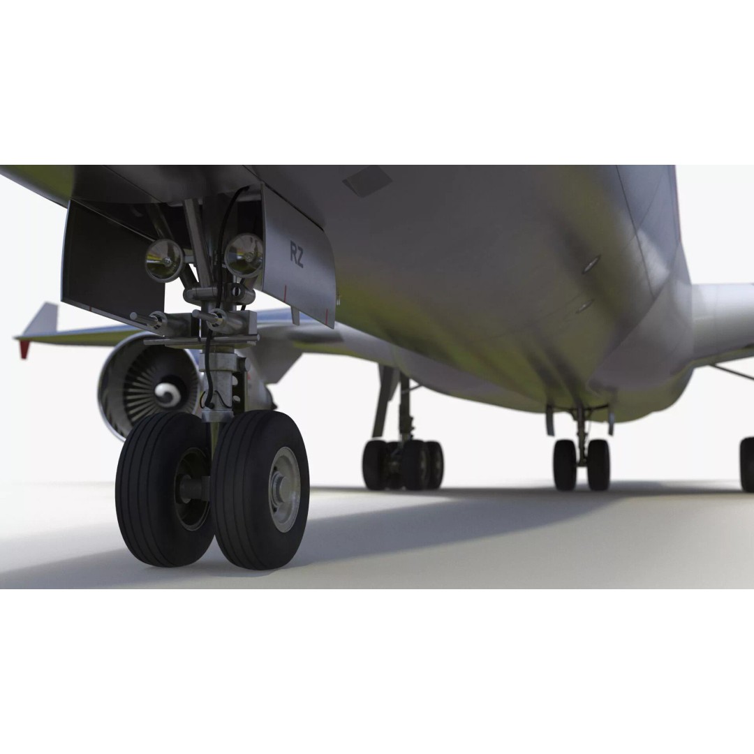 McDonnell Douglas MD-11 3D Model – High Poly Airliner, FBX, PBR Textures - View 18