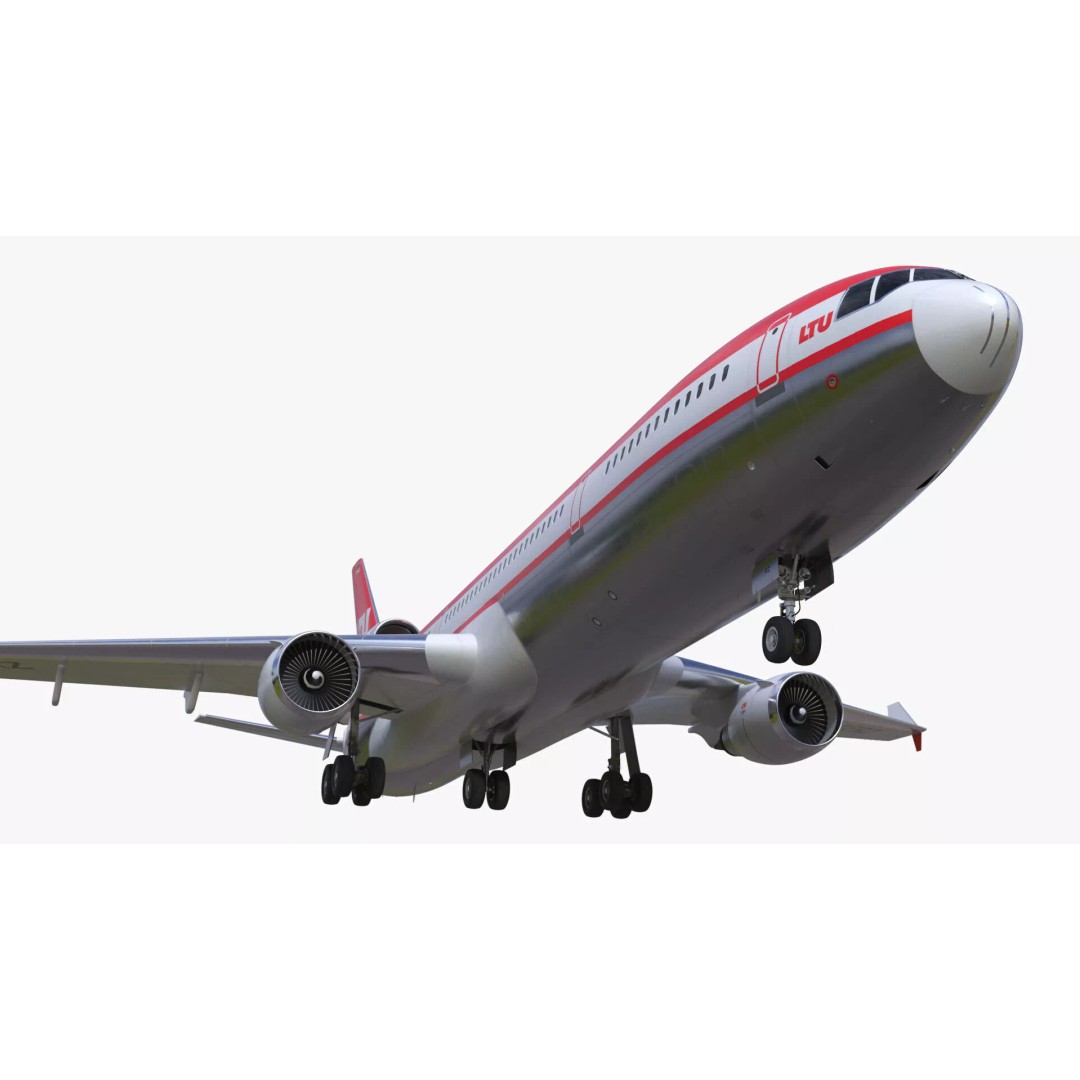McDonnell Douglas MD-11 3D Model – High Poly Airliner, FBX, PBR Textures - View 2
