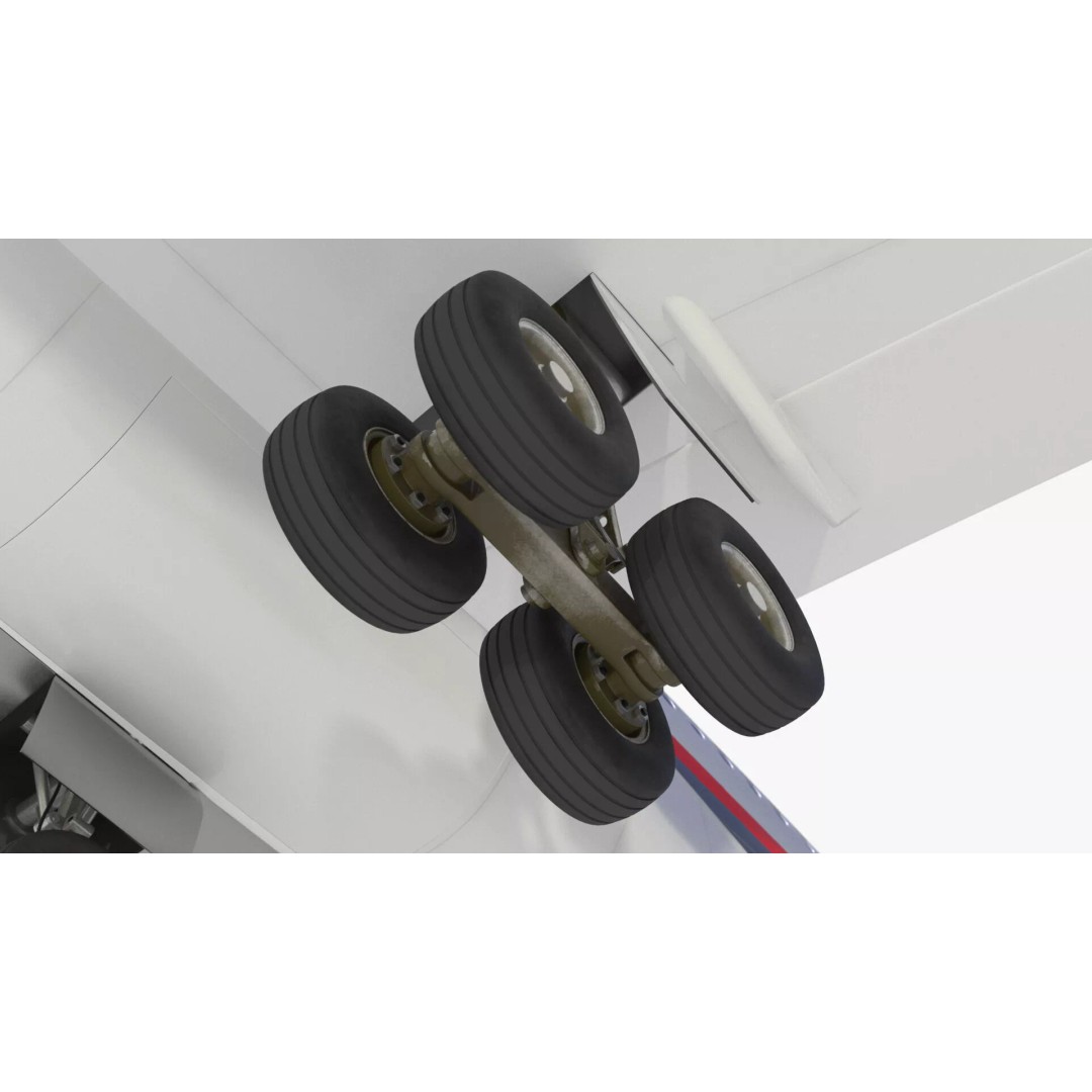 McDonnell Douglas MD-11 3D Model – High Poly Airliner, FBX, PBR Textures - View 21