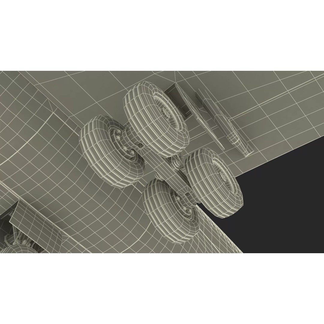 McDonnell Douglas MD-11 3D Model – High Poly Airliner, FBX, PBR Textures - View 40