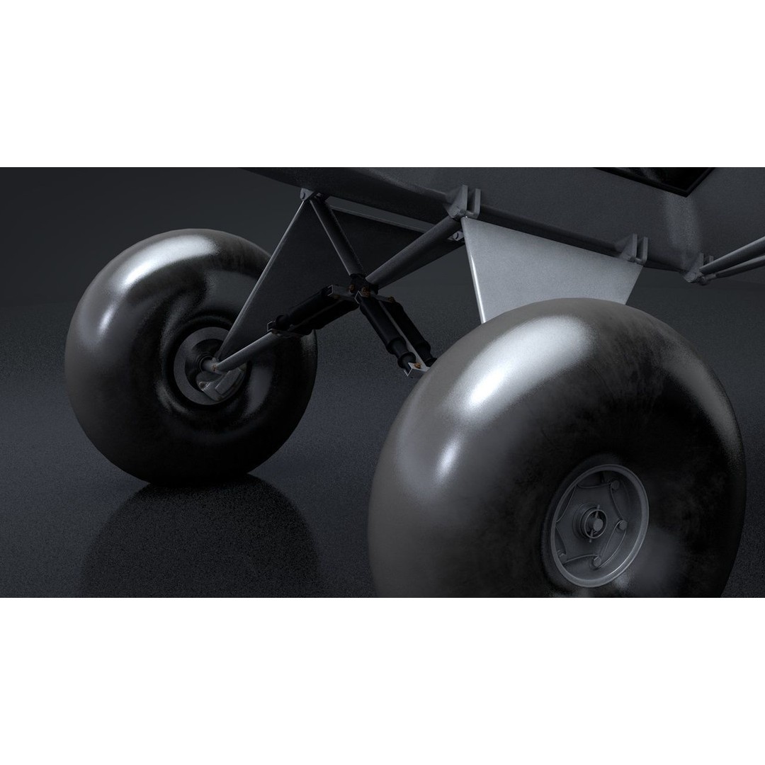 Kit Fox S7 STI 3D Model – Rigged C4D Aircraft for Flight Simulation - View 5