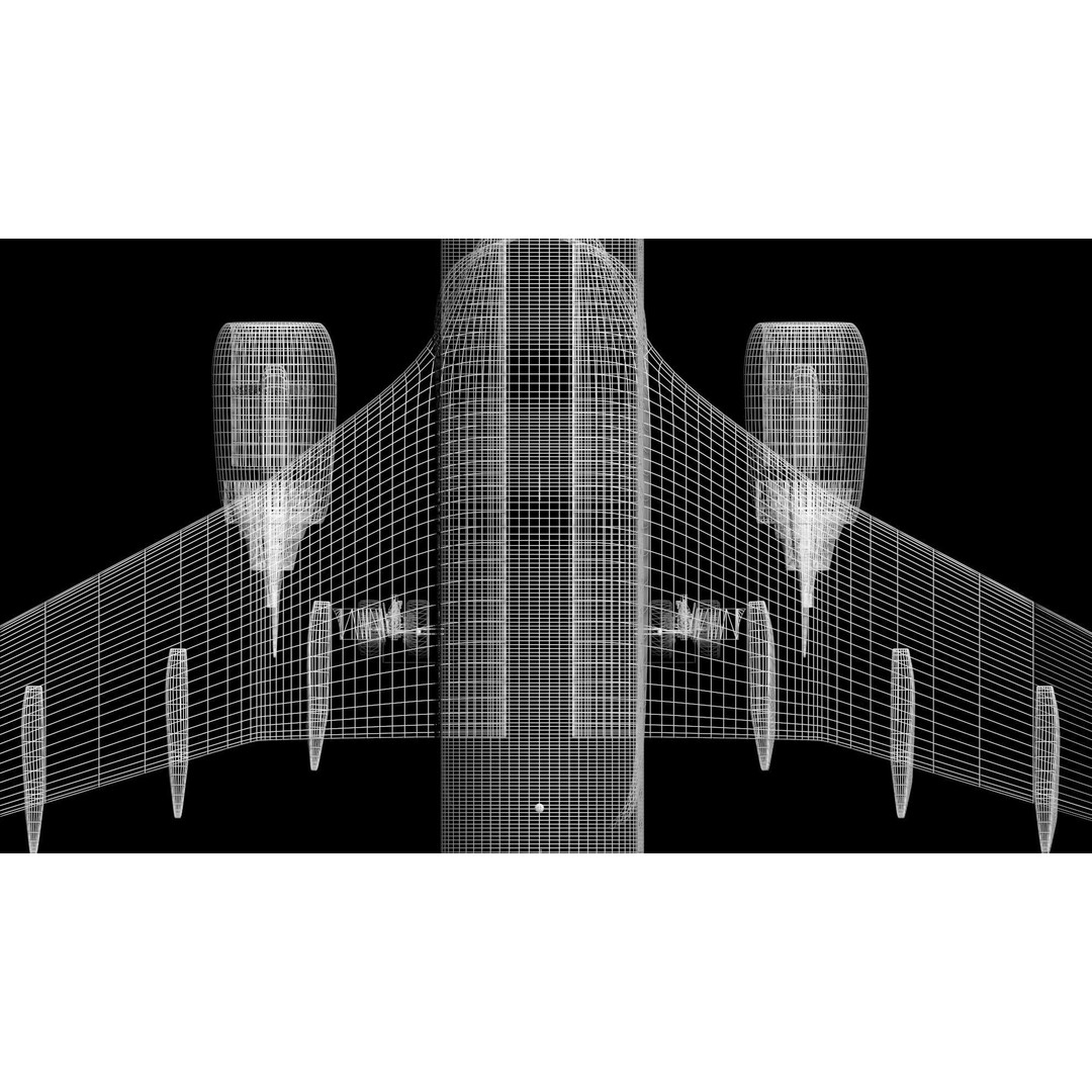 Boeing 737-800 3D Model – High-Detail Aircraft Template, FBX, OBJ