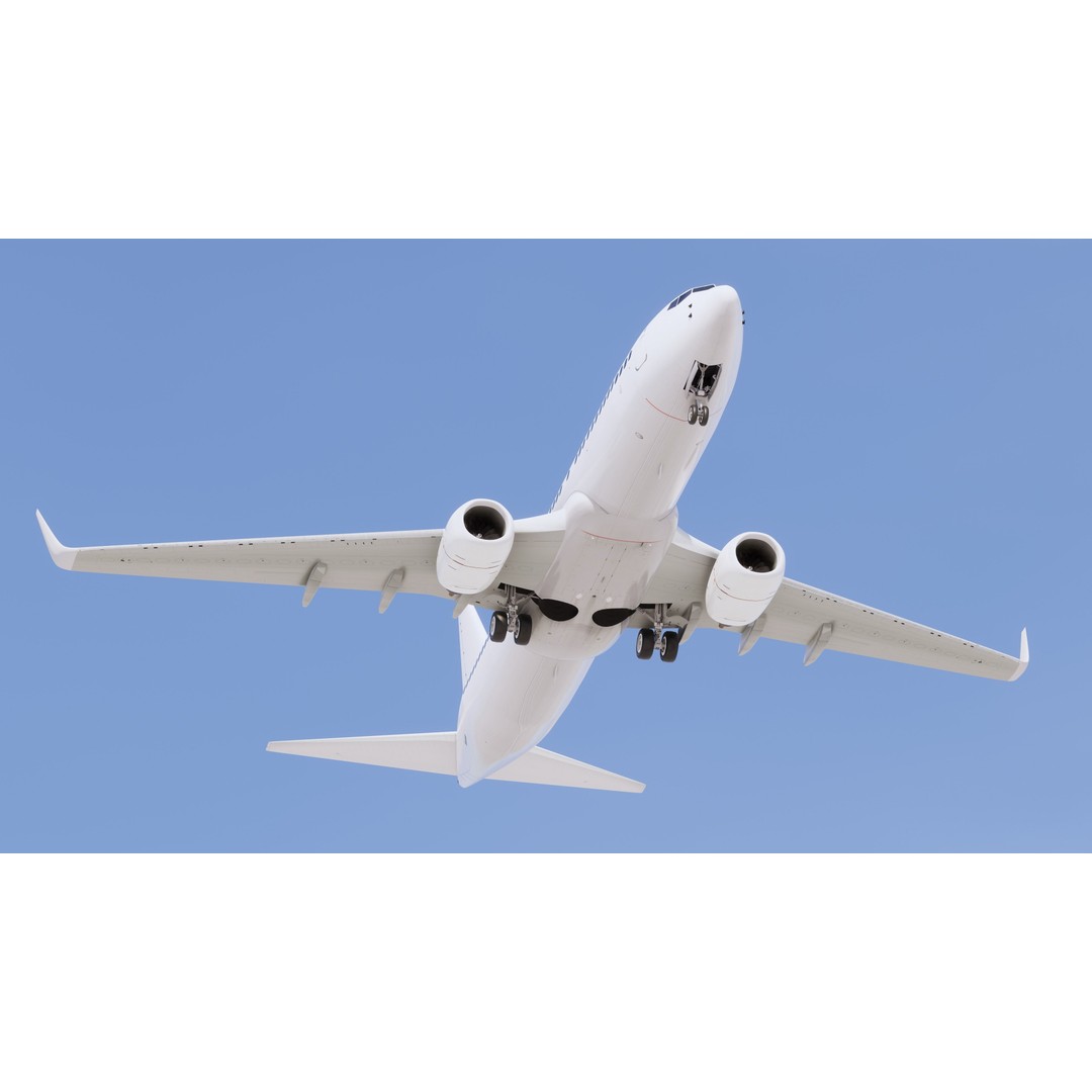 Boeing 737-800 3D Model – High-Detail Aircraft Template, FBX, OBJ - View 14