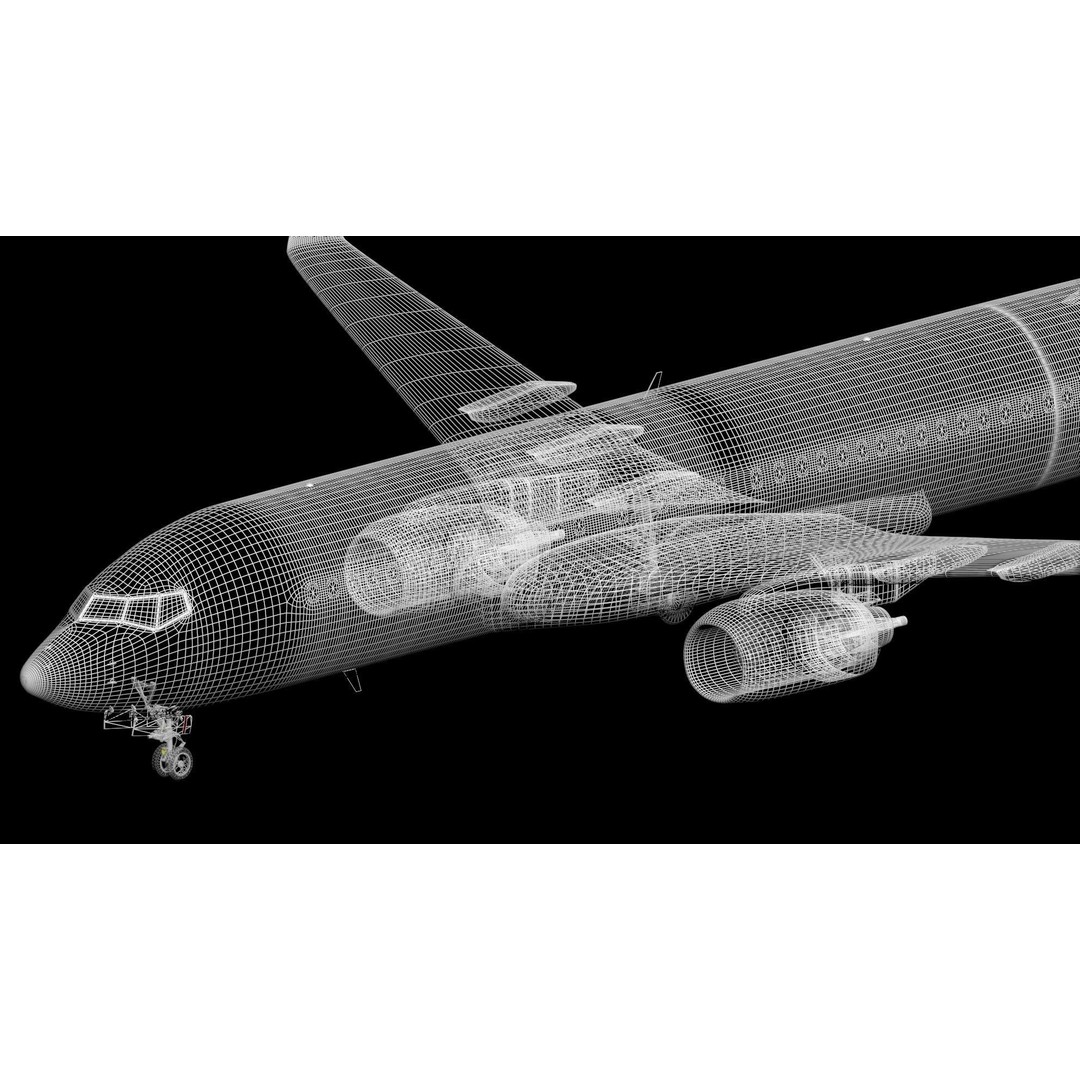 Boeing 737-800 3D Model – High-Detail Aircraft Template, FBX, OBJ - View 18