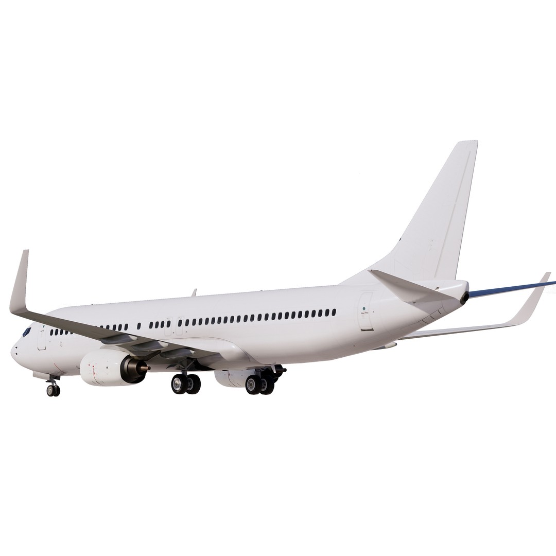 Boeing 737-800 3D Model – High-Detail Aircraft Template, FBX, OBJ - View 4