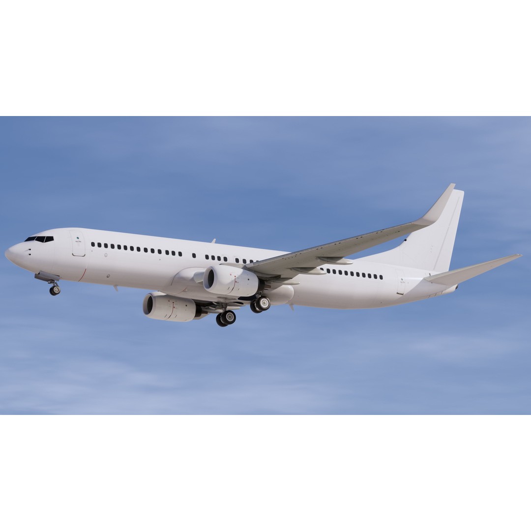 Boeing 737-800 3D Model – High-Detail Aircraft Template, FBX, OBJ - View 8