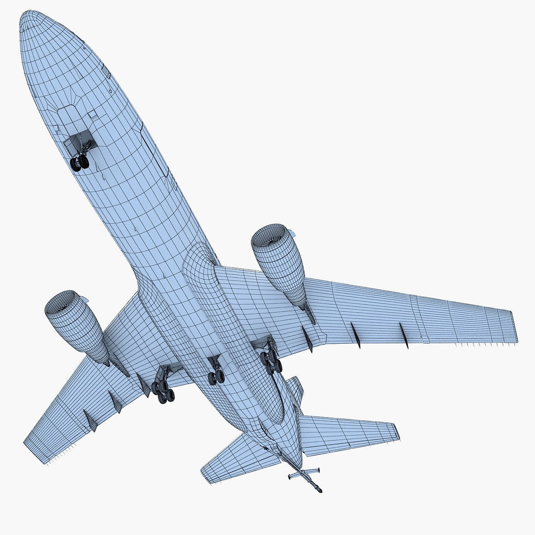 McDonnell Douglas KC-10 Extender 3D Model – High-Quality Jet Aircraft Asset