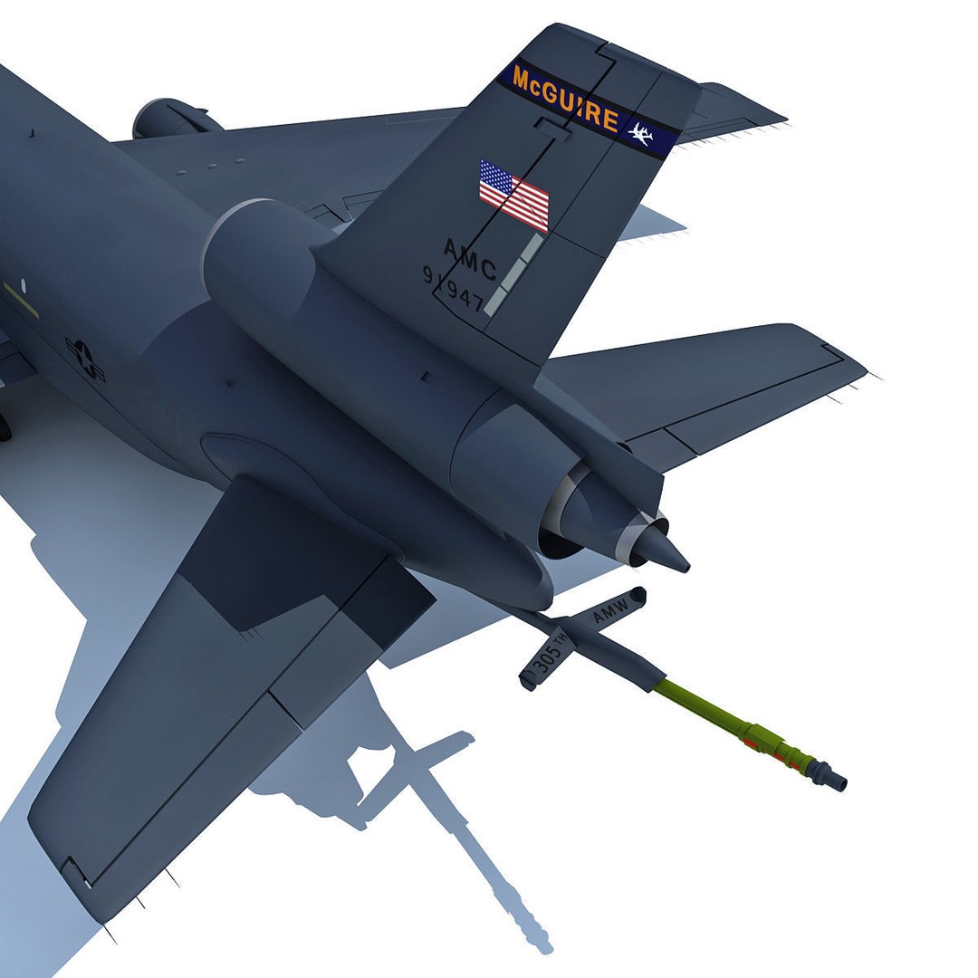 McDonnell Douglas KC-10 Extender 3D Model – High-Quality Jet Aircraft Asset - View 12