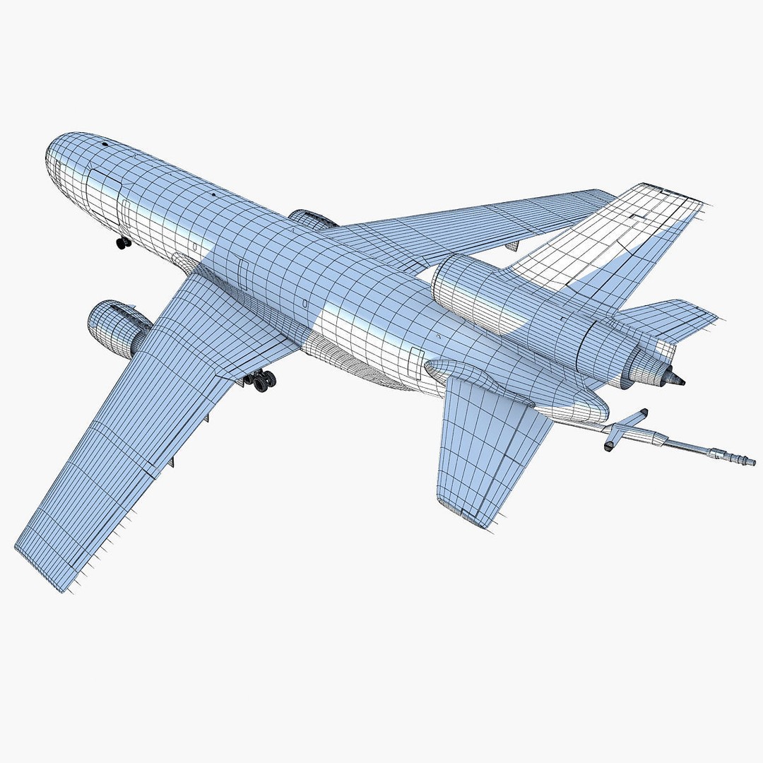 McDonnell Douglas KC-10 Extender 3D Model – High-Quality Jet Aircraft Asset - View 19