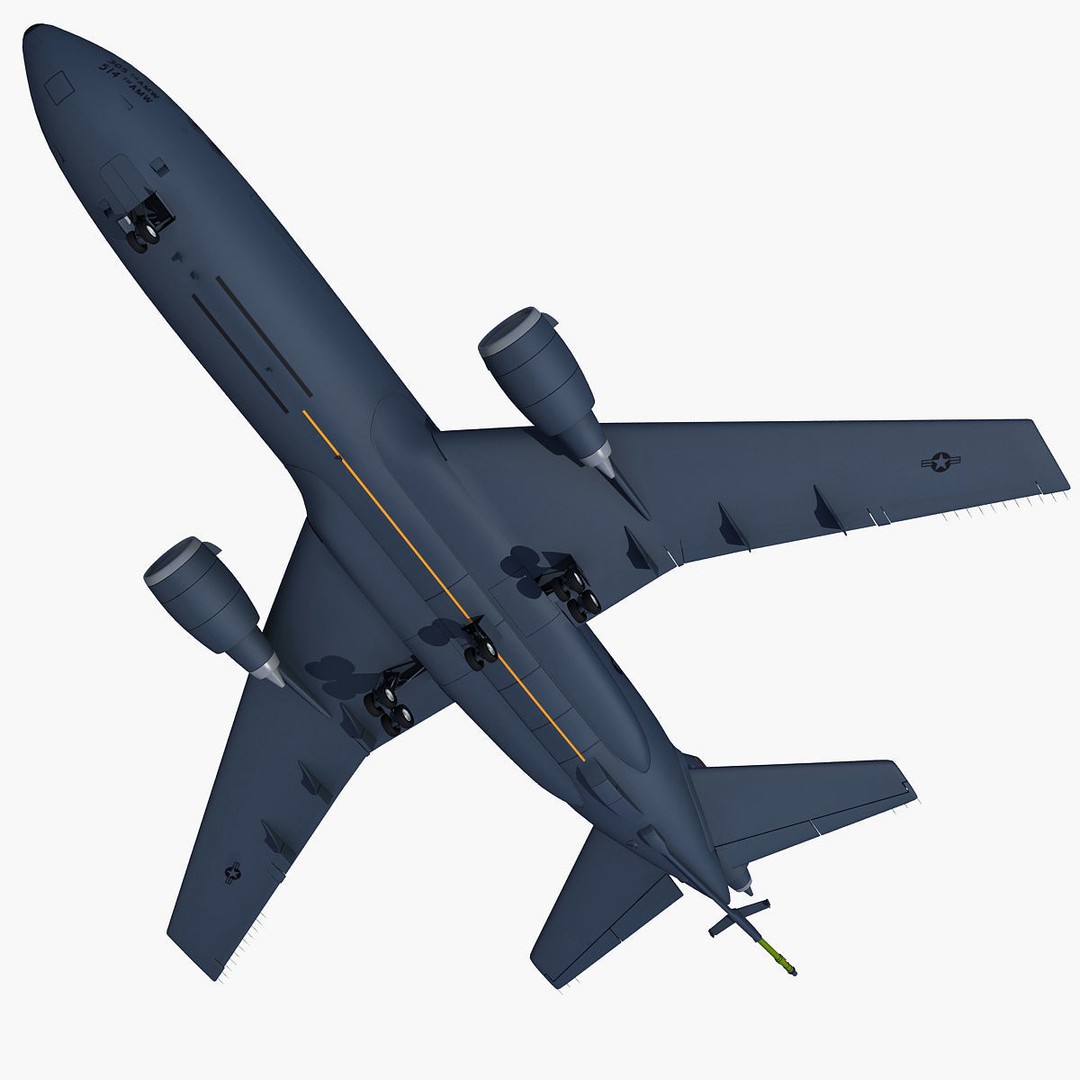 McDonnell Douglas KC-10 Extender 3D Model – High-Quality Jet Aircraft Asset - View 5