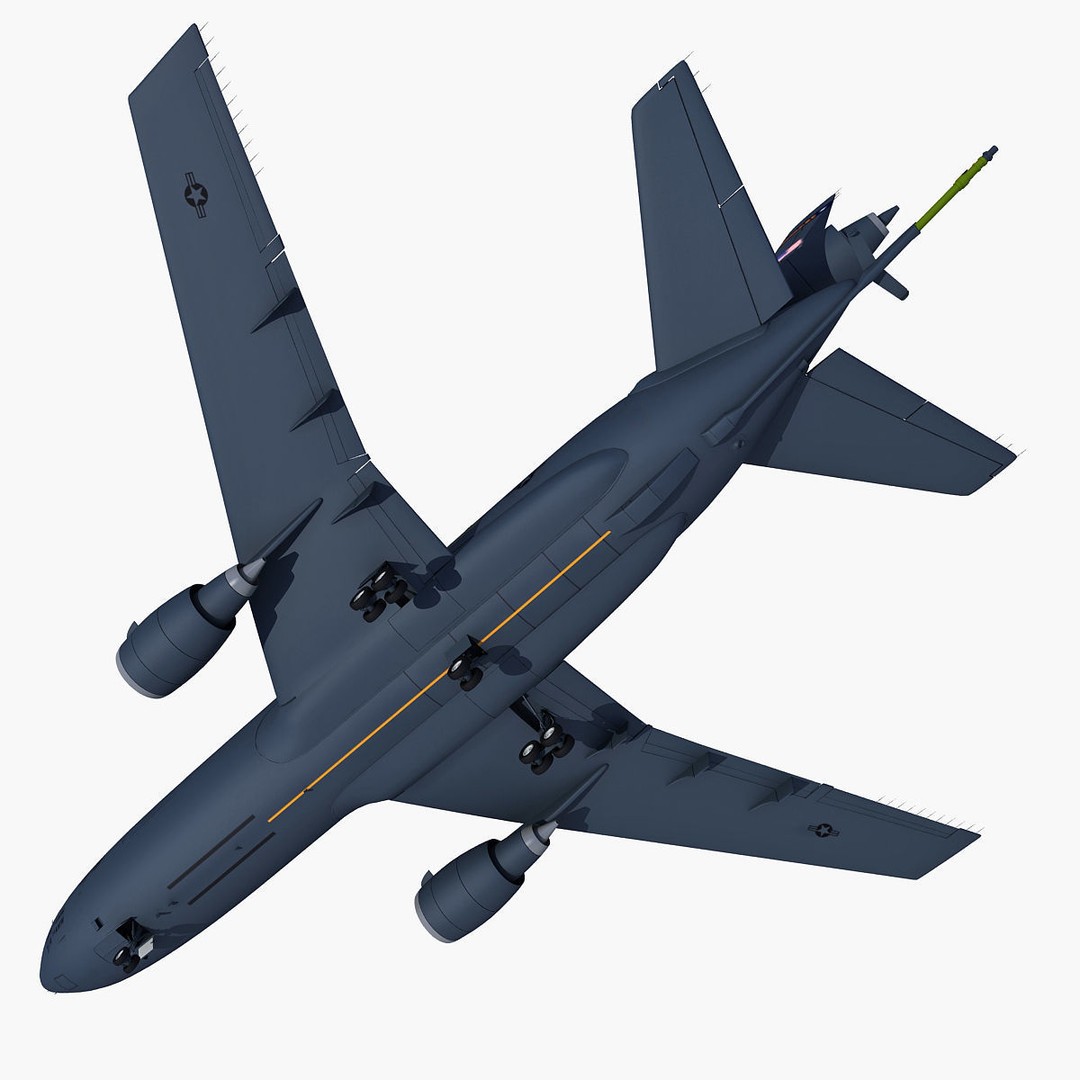 McDonnell Douglas KC-10 Extender 3D Model – High-Quality Jet Aircraft Asset - View 7