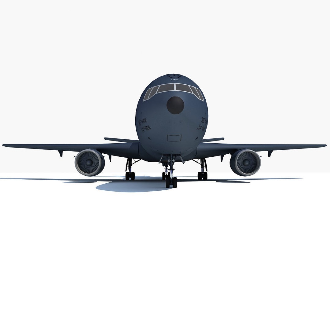 McDonnell Douglas KC-10 Extender 3D Model – High-Quality Jet Aircraft Asset - View 9