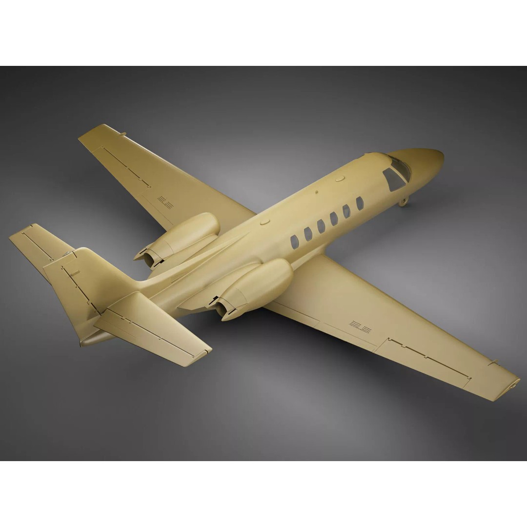 Cessna 550 Citation II 3D Model – Medium Quality Aircraft Asset, FBX, OBJ - View 16