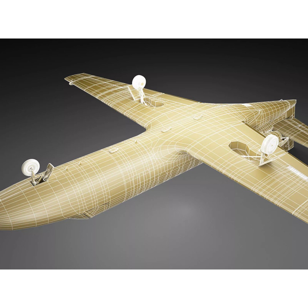 Cessna 550 Citation II 3D Model – Medium Quality Aircraft Asset, FBX, OBJ - View 20