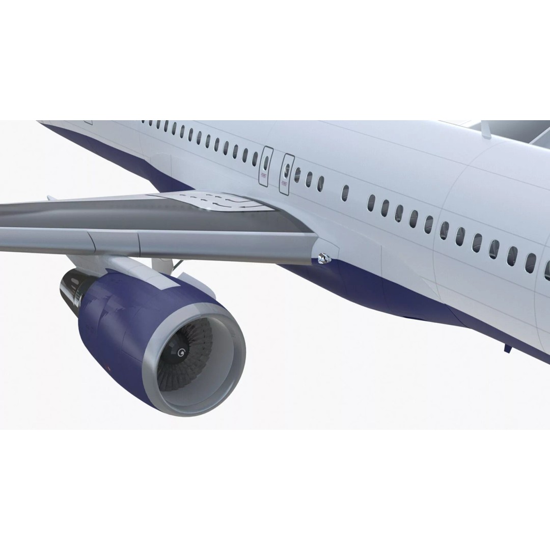 Delta Air Lines Boeing 757-300 3D Model – High Poly PBR Aircraft with Cabin - View 19
