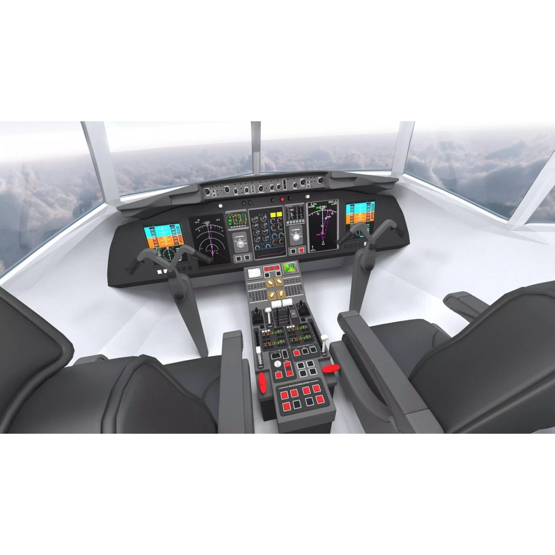 Delta Air Lines Boeing 757-300 3D Model – High Poly PBR Aircraft with Cabin - View 22