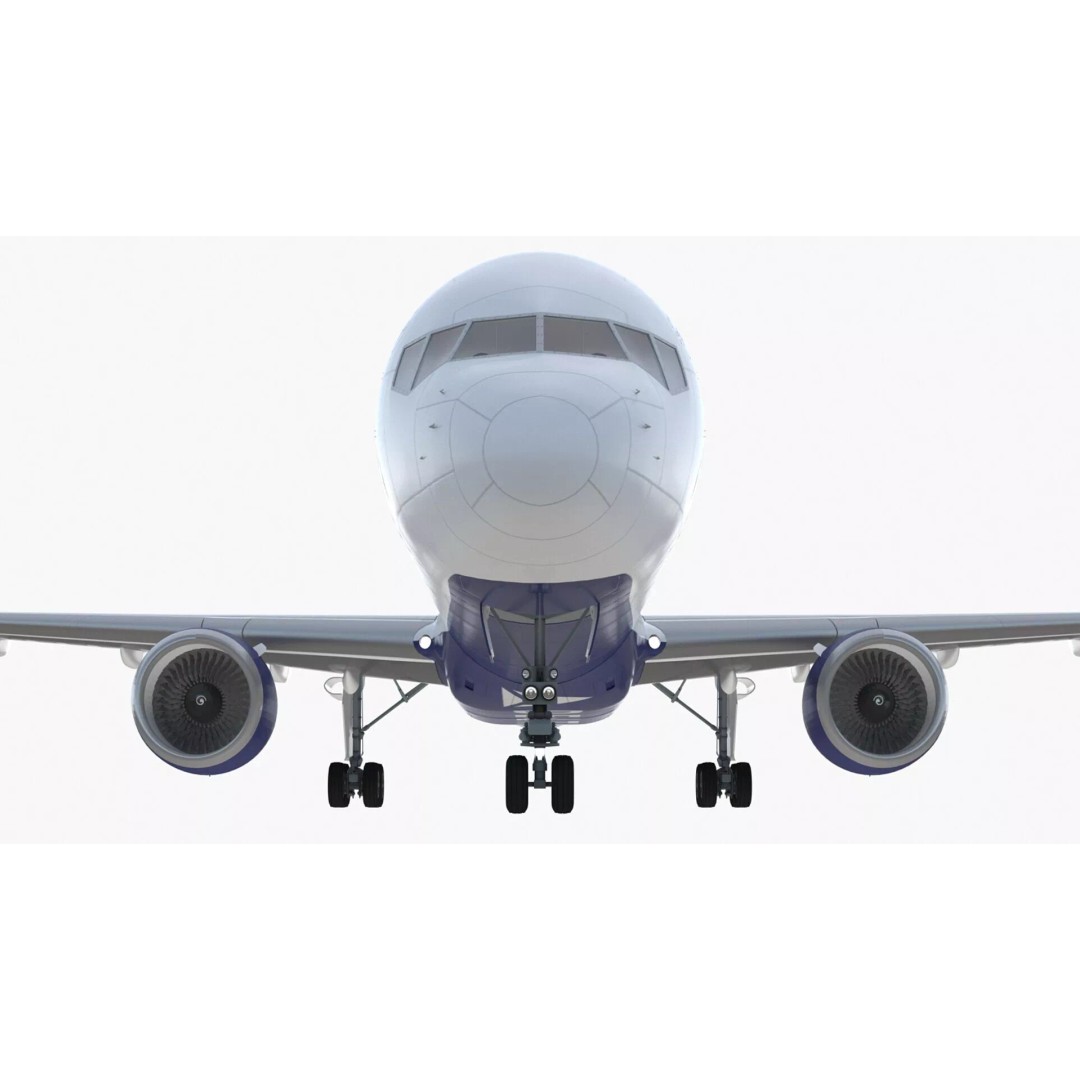 Delta Air Lines Boeing 757-300 3D Model – High Poly PBR Aircraft with Cabin - View 9