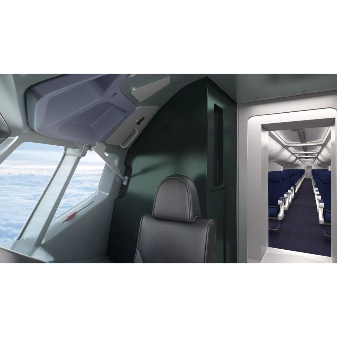 Boeing 737-900 ER 3D Model – Detailed Commercial Aircraft with Cabin and Doors - View 21