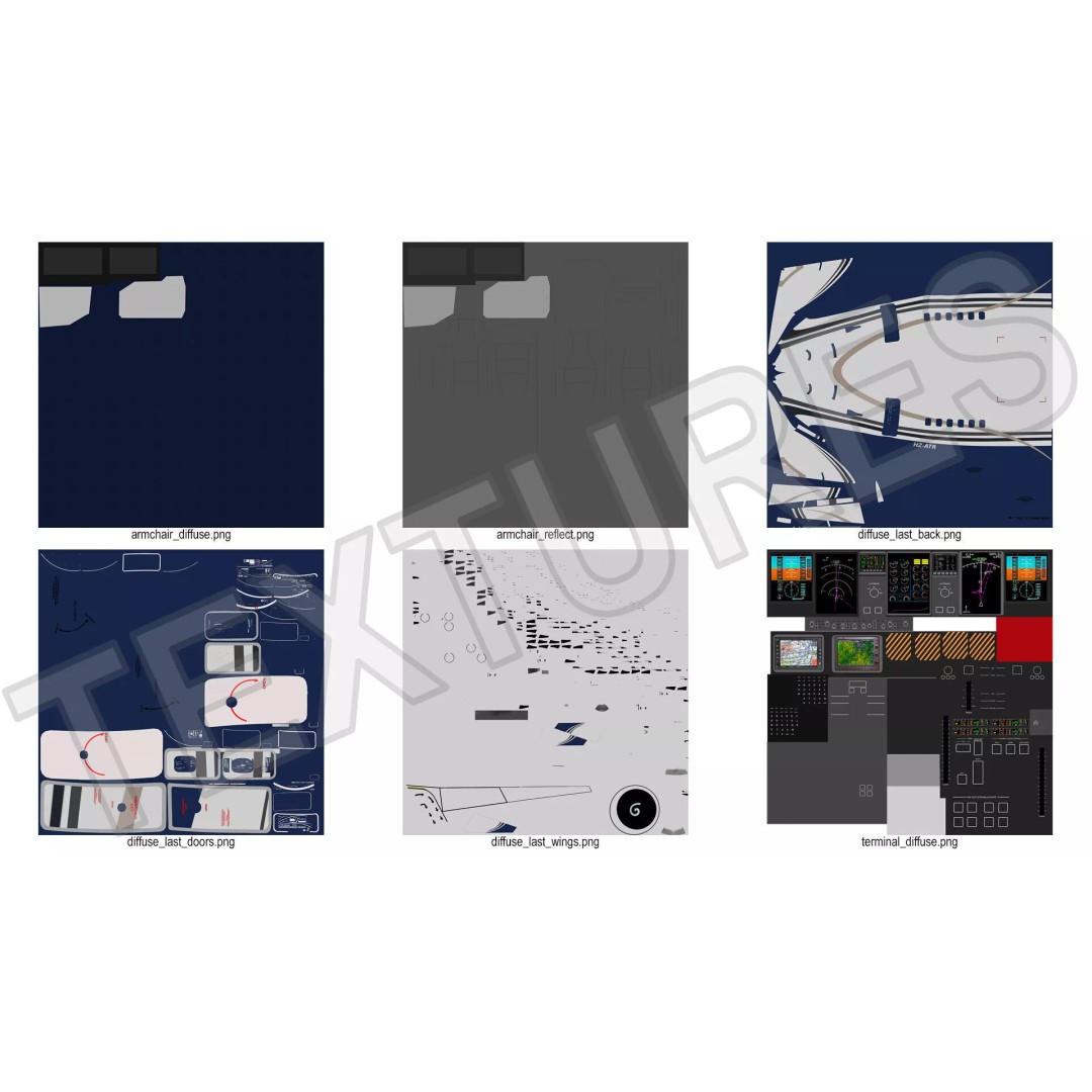 Boeing 737-900 ER 3D Model – Detailed Commercial Aircraft with Cabin and Doors - View 33