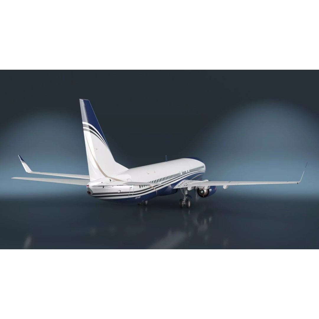 Boeing 737-900 ER 3D Model – Detailed Commercial Aircraft with Cabin and Doors - View 7