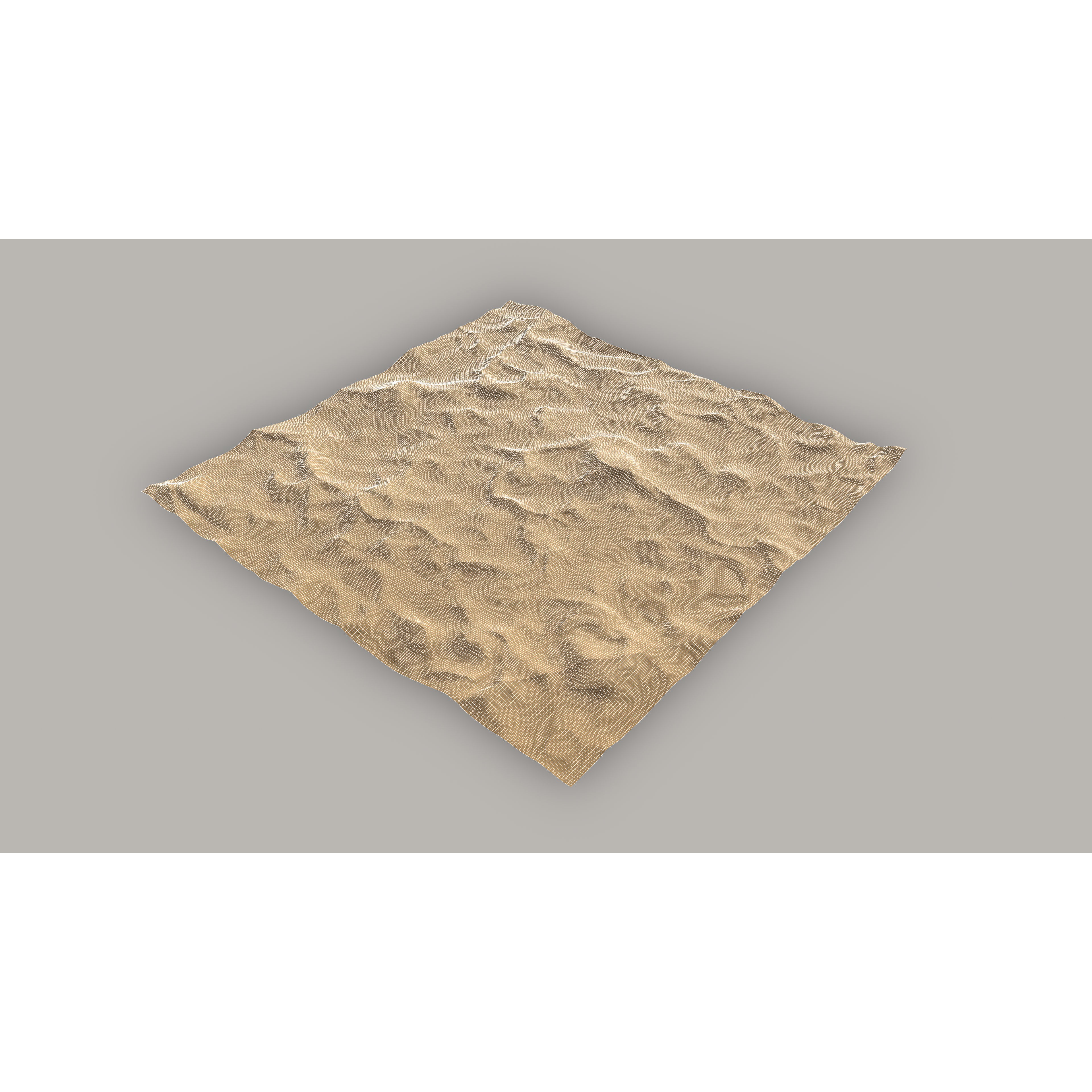 Desert Landscape - Low-Poly Game-Ready 3D Model