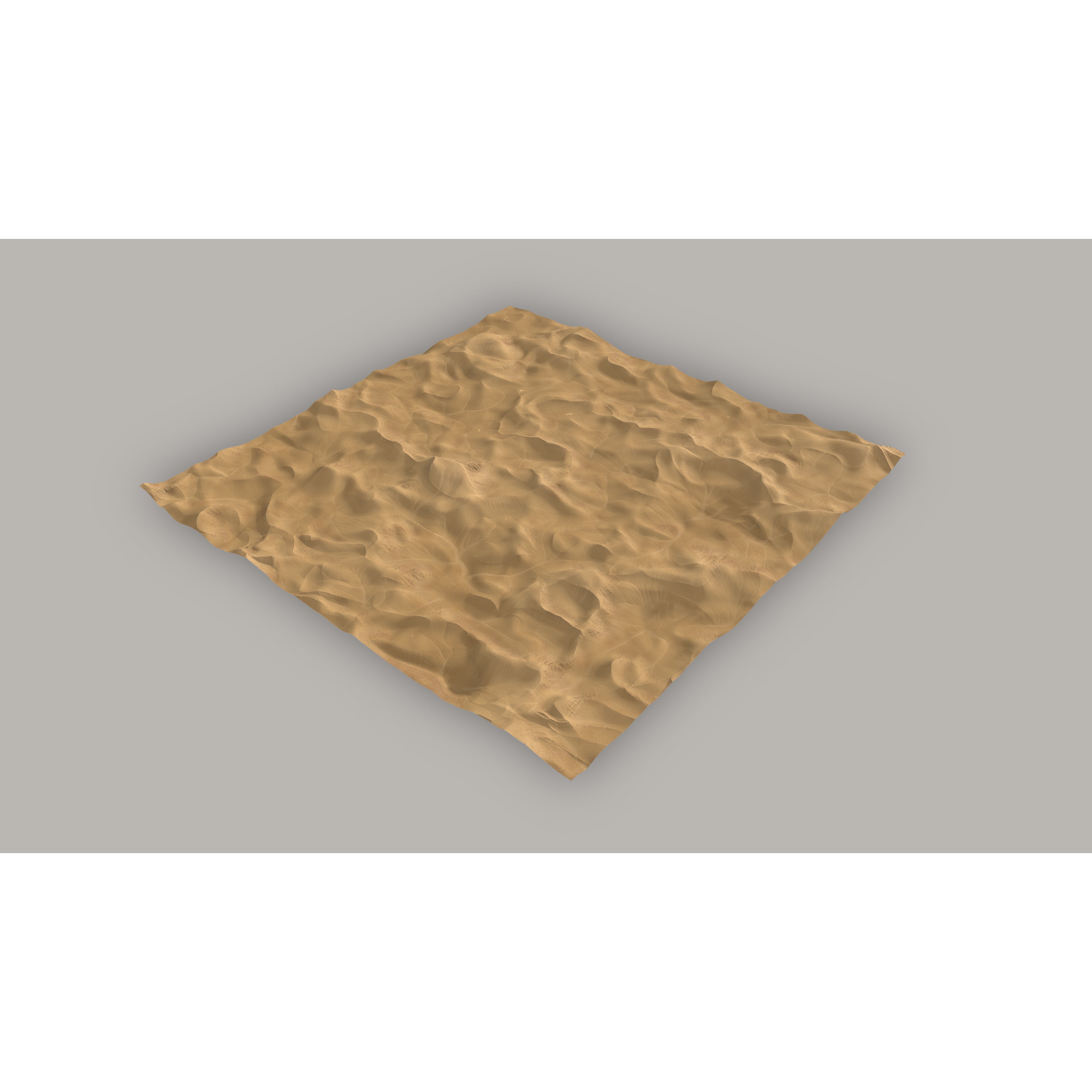 Desert Landscape - Low-Poly Game-Ready 3D Model - View 11