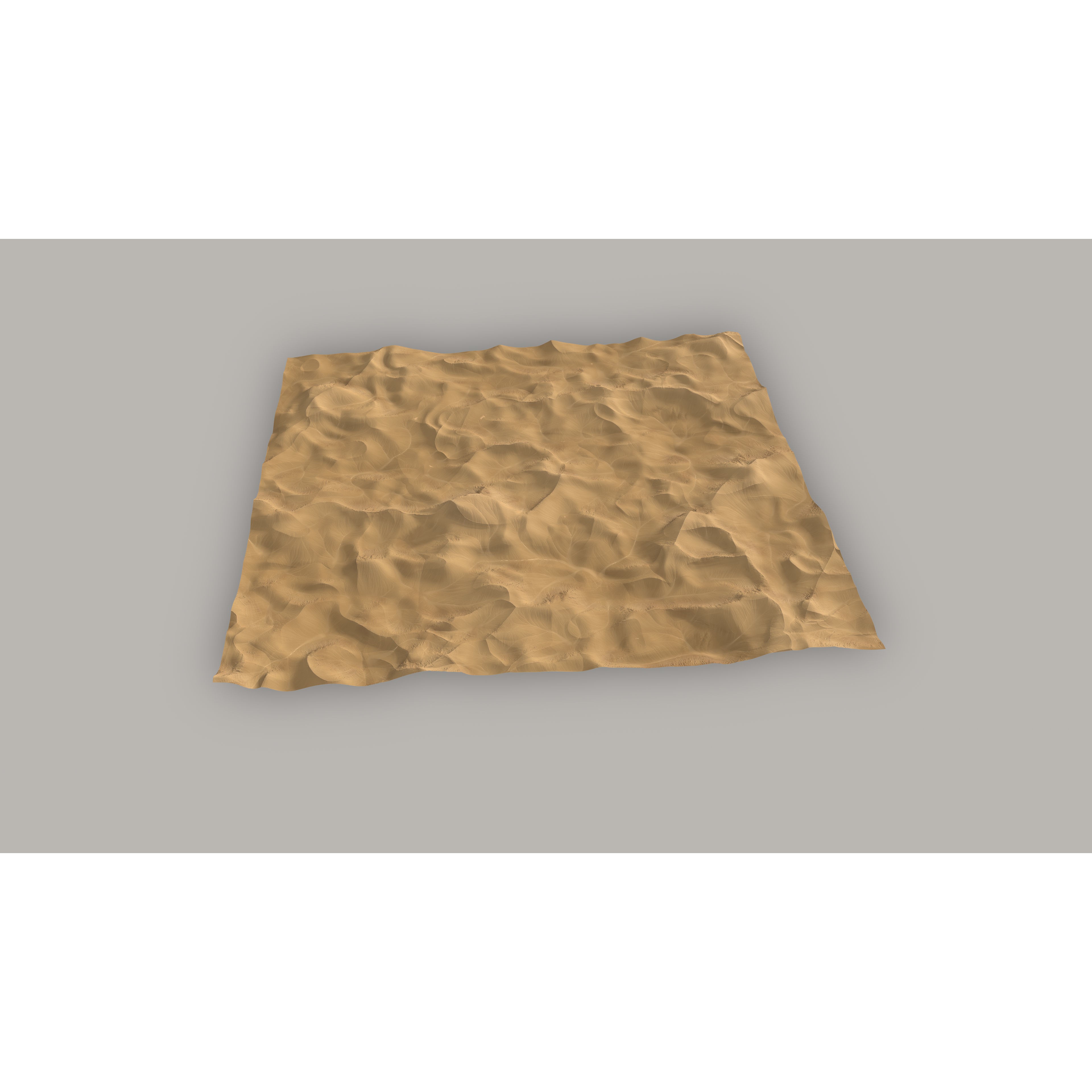 Desert Landscape - Low-Poly Game-Ready 3D Model - View 12