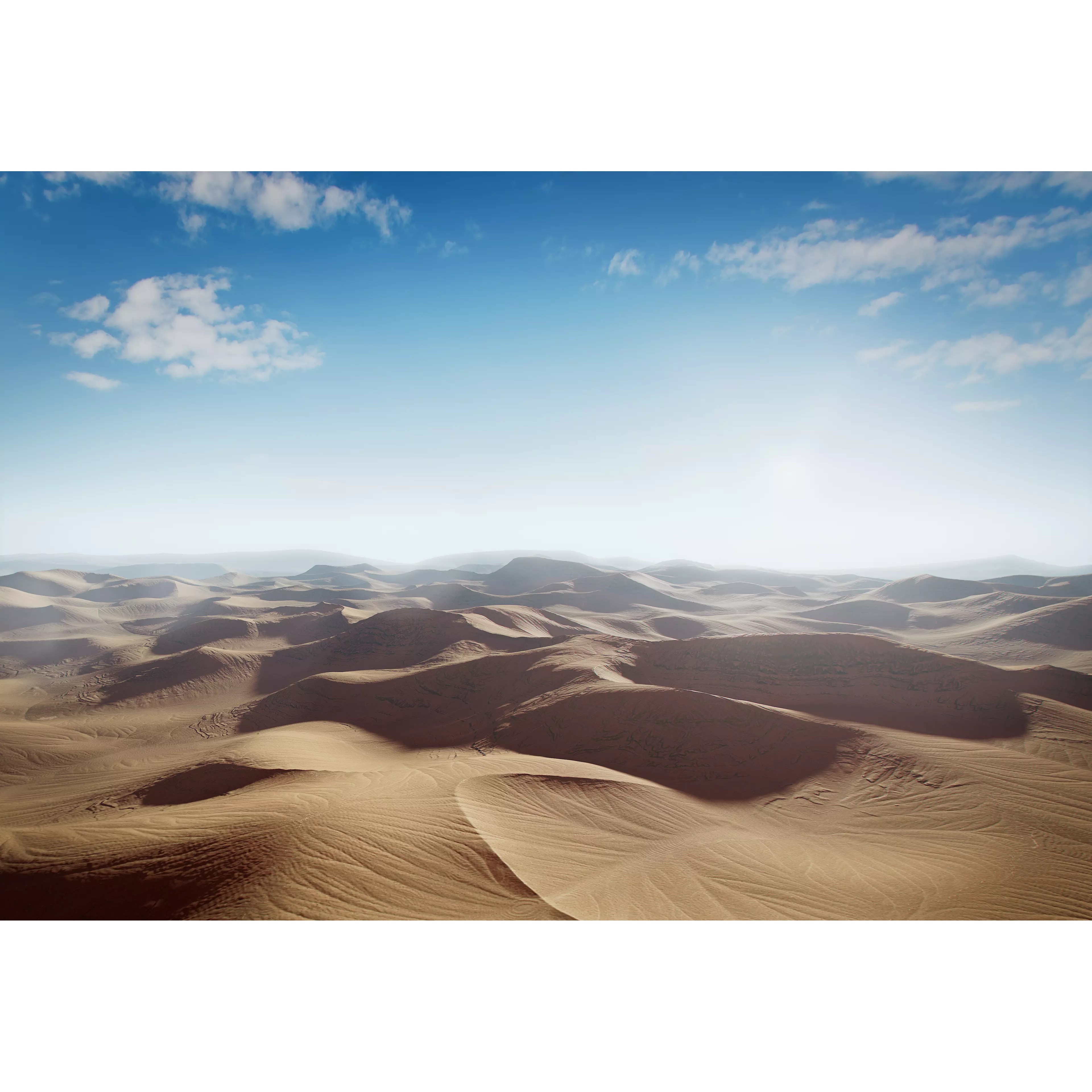 Desert Landscape - Low-Poly Game-Ready 3D Model - View 2