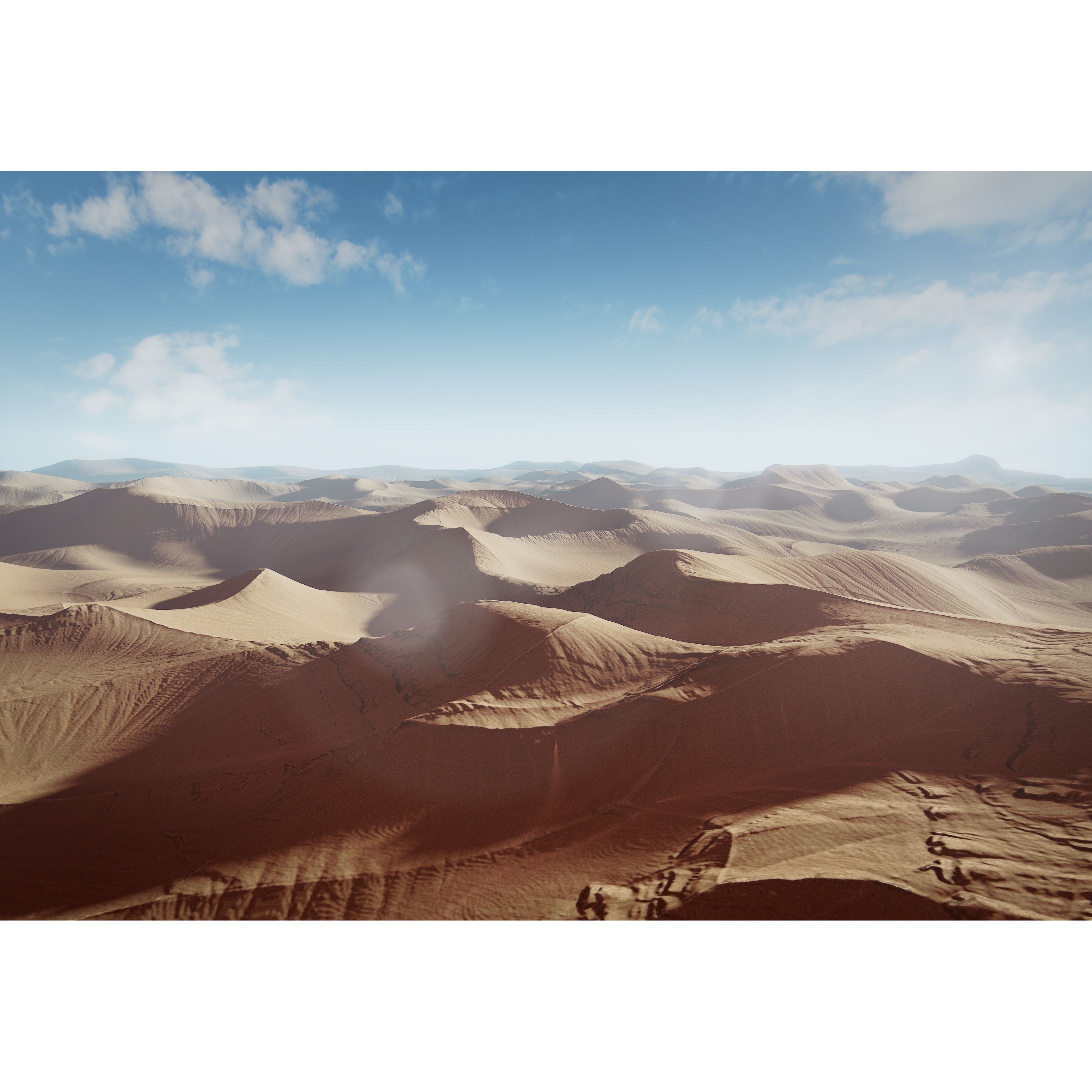 Desert Landscape - Low-Poly Game-Ready 3D Model - View 4