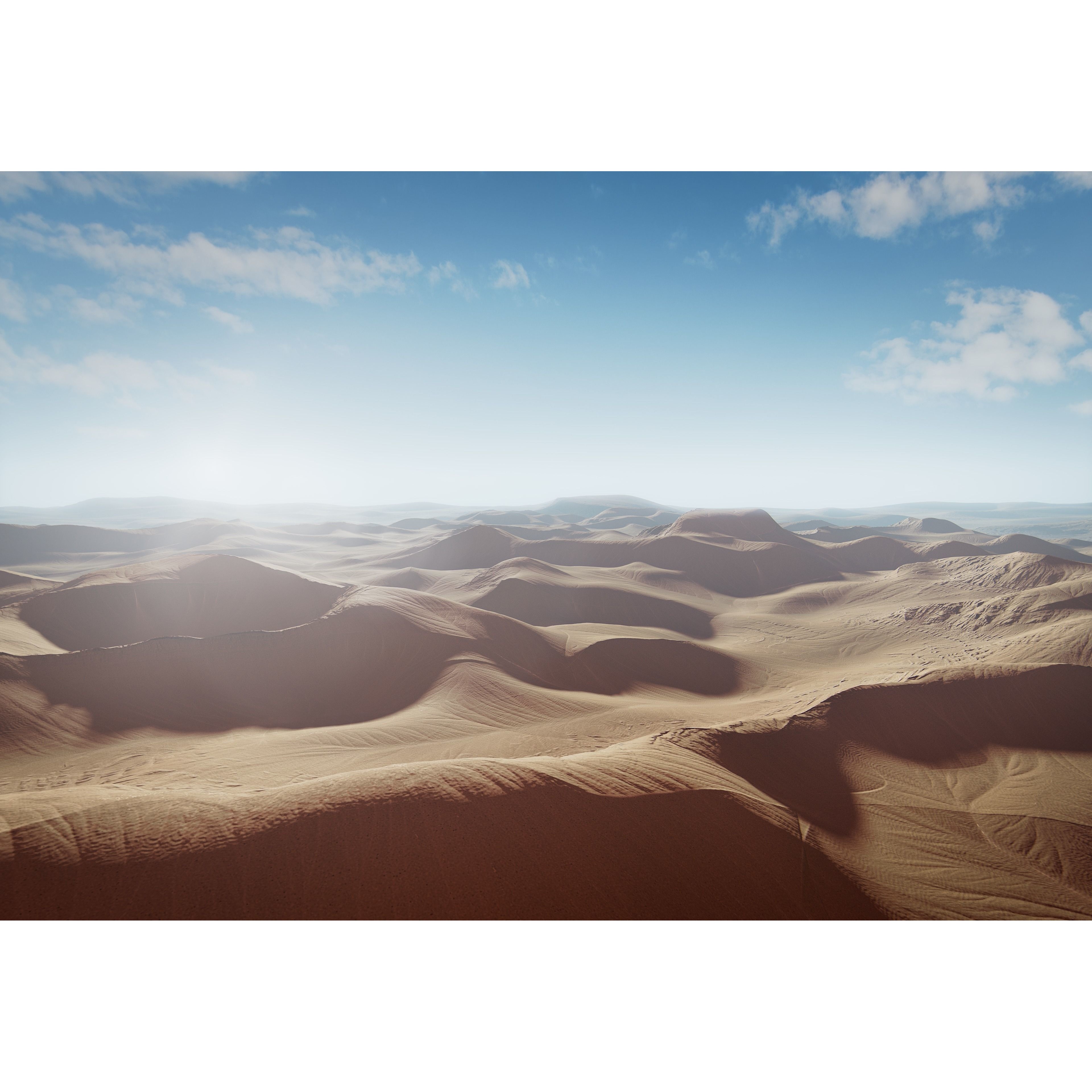 Desert Landscape - Low-Poly Game-Ready 3D Model - View 6