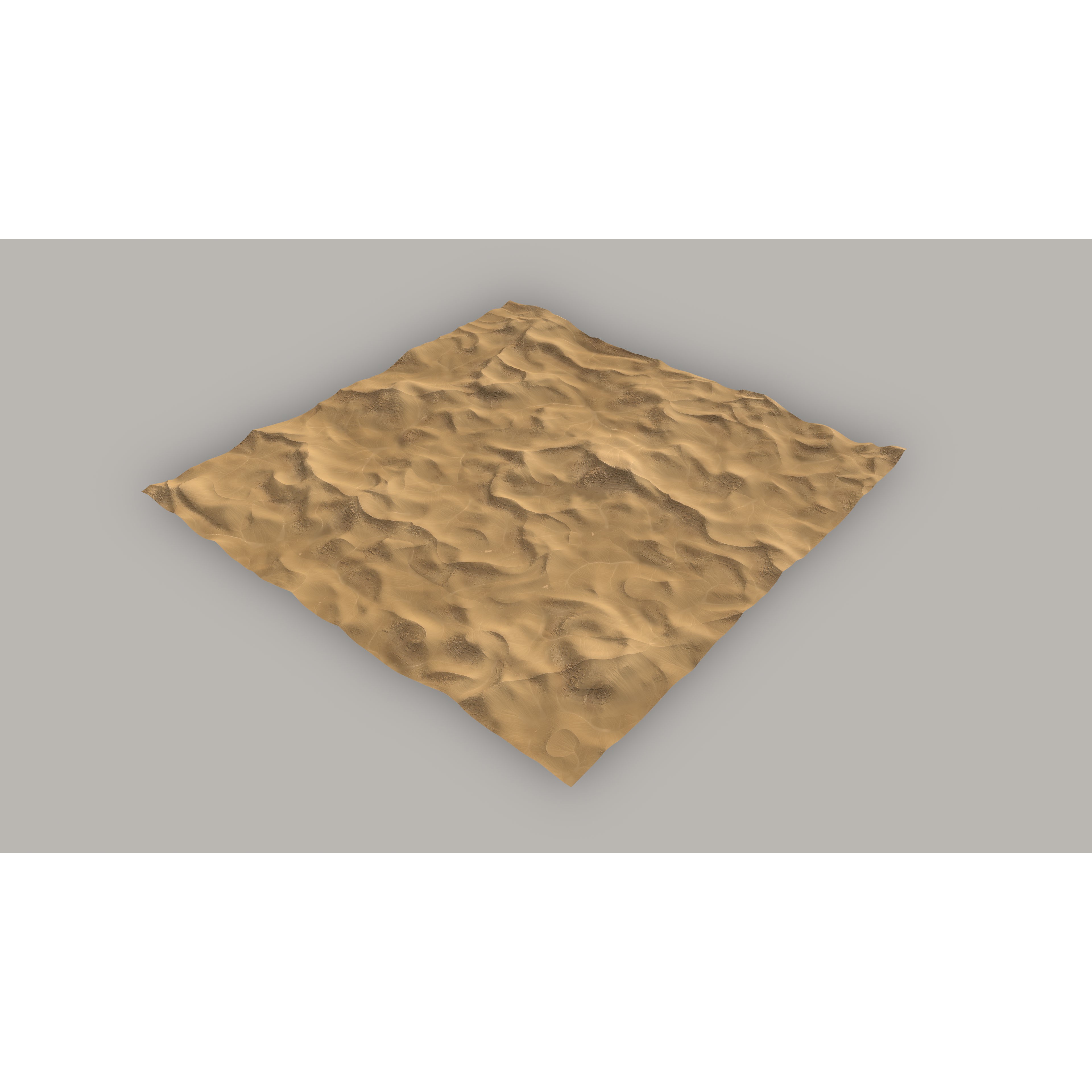 Desert Landscape - Low-Poly Game-Ready 3D Model - View 7