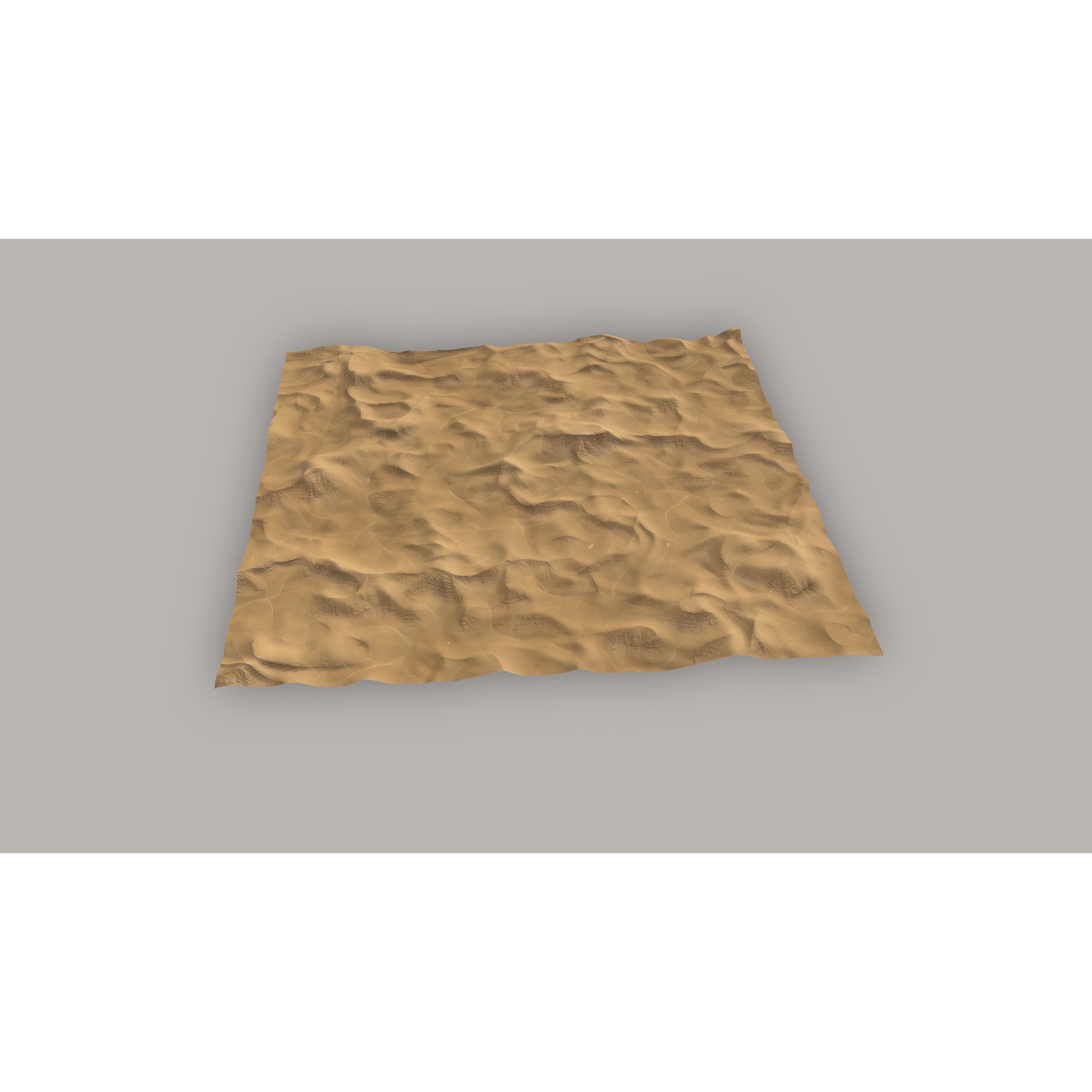 Desert Landscape - Low-Poly Game-Ready 3D Model - View 8
