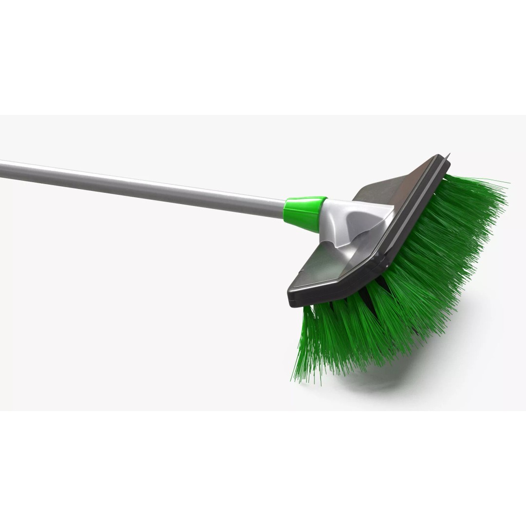 Extended Flow-Through Wash Brush 3D Model – PBR Textured Cleaning Tool, FBX - View 2