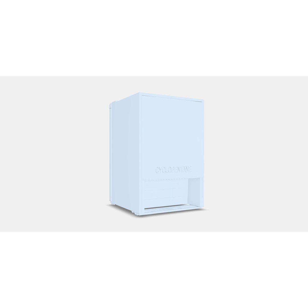 LAGAN Fridge 3D Model – Low Poly Kitchen Appliance, FBX