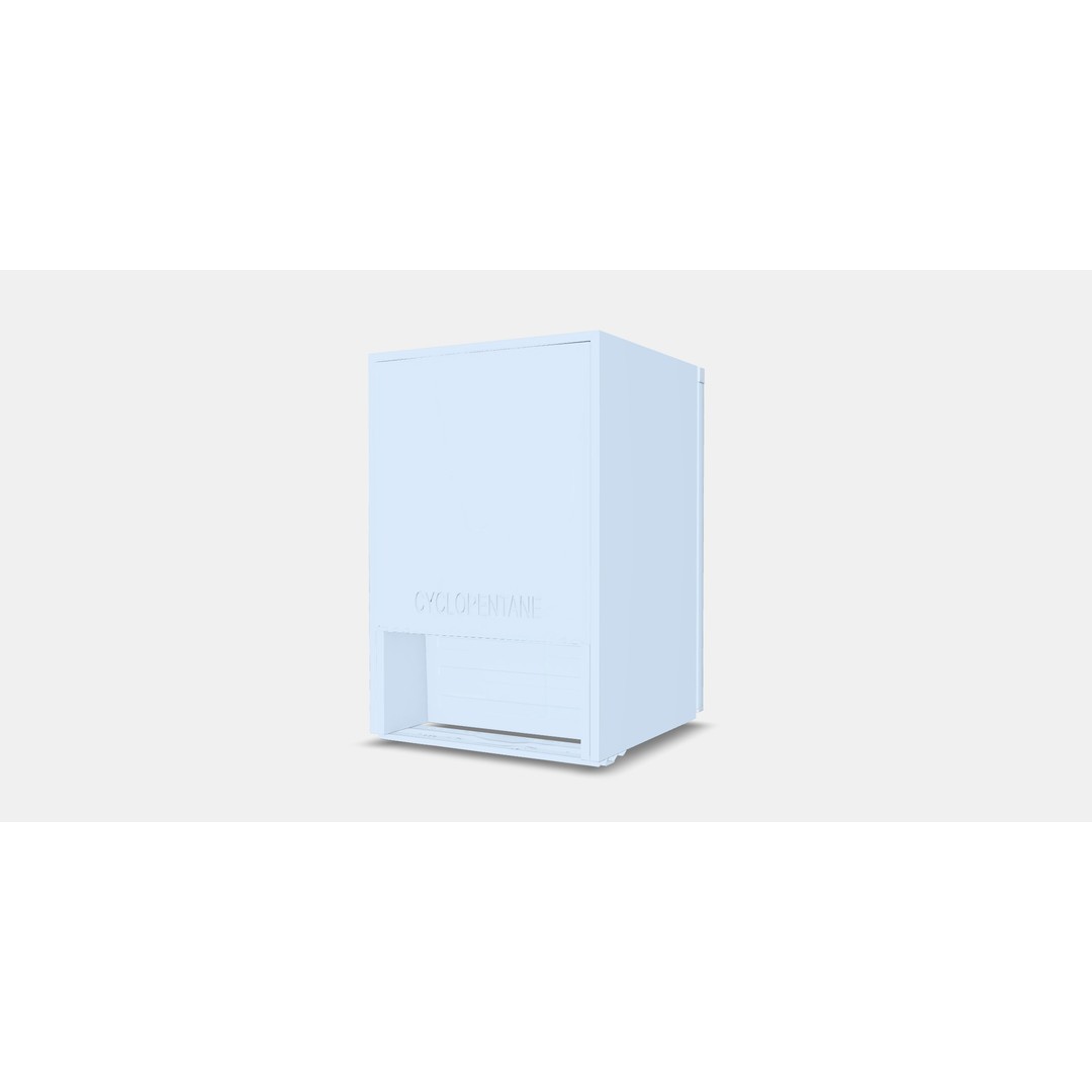 LAGAN Fridge 3D Model – Low Poly Kitchen Appliance, FBX - View 6